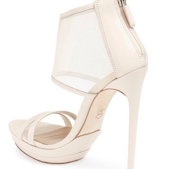 BCBGMaxAzria Mesh Cuff High Heels - Picture 4 of 4